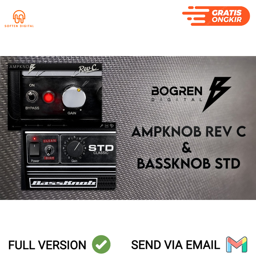 Bogren Digital - AmpKnob RevC & BassKnob STD VST Plugin committed to providing you with the best sou