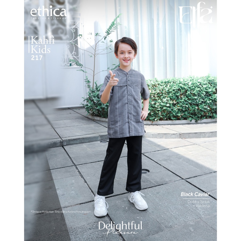 COUPEL ANAK, ADIK KAKAK AYUMI KIDS 35 BLACK CAVIAR/ KAHFI KIDS 217 BLACK CAVIAR, (ETHICA MATARAM)