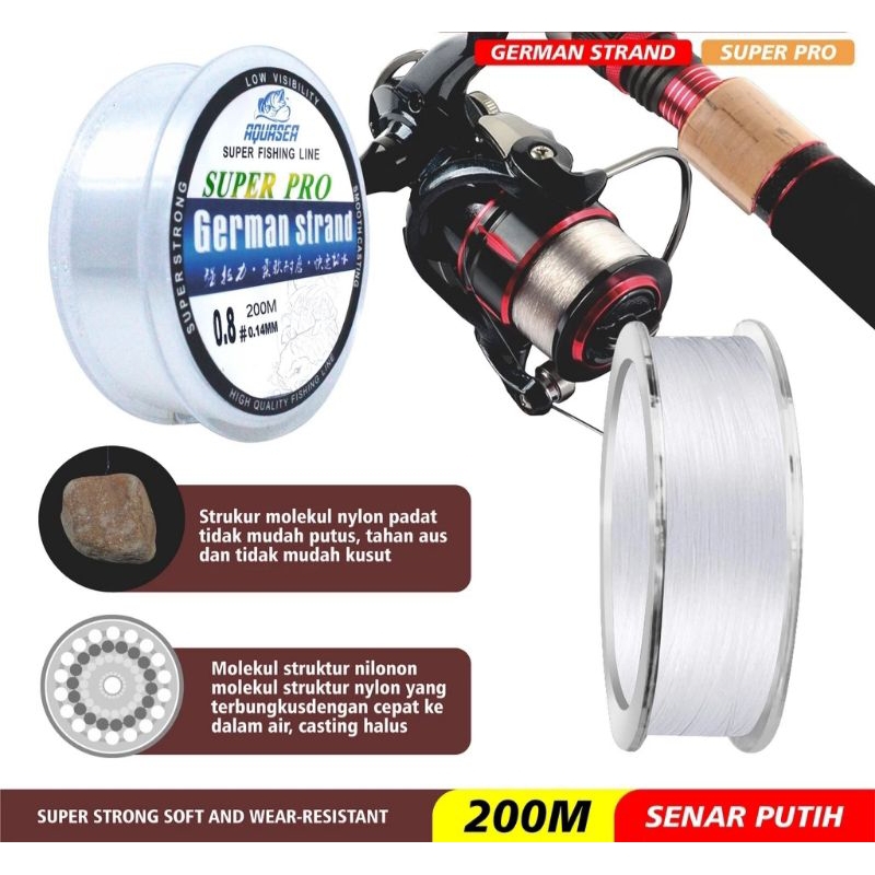 senar Germain Senar pancing kuat anti kriting