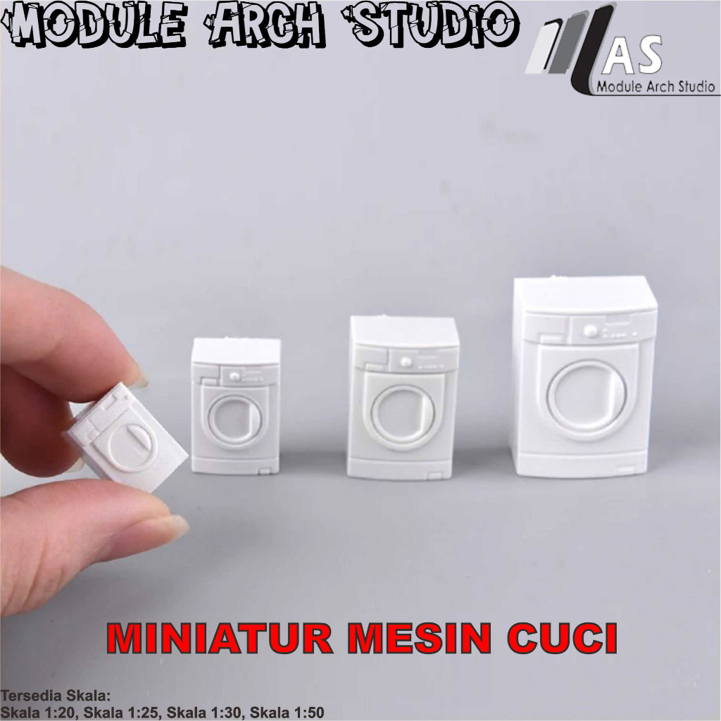 Miniatur Mesin Cuci - Maket Mesin Cuci