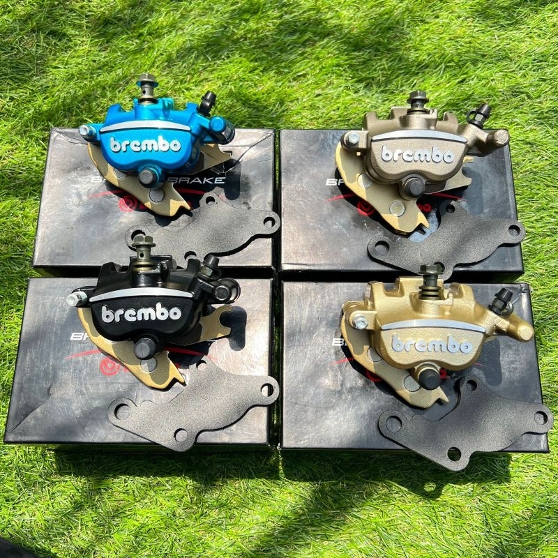 kaliper caliper brembo 2 piston kaliper depan brembo 2 piston pnp fiz r jupiter z disk 300mm