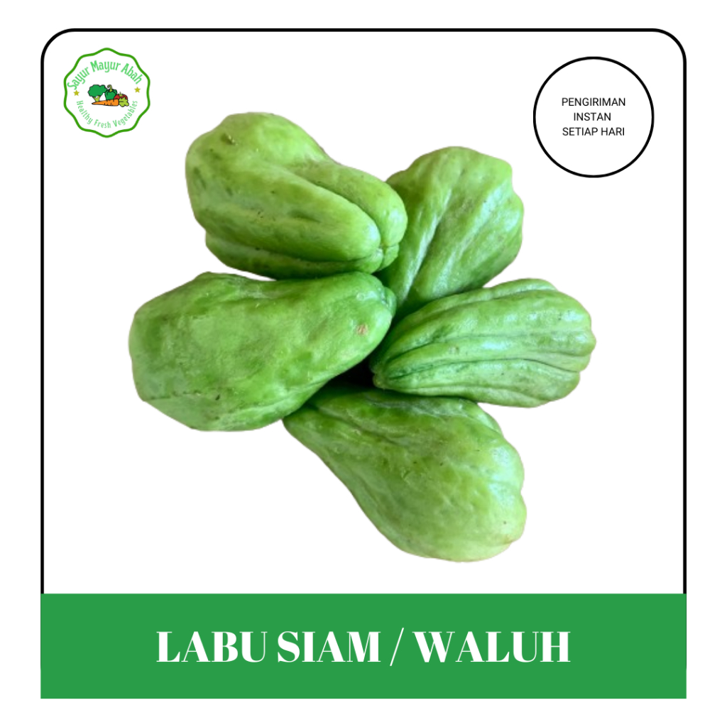 

Labu Siam / Waluh Lokal Sayuran Fresh Kirim Instan - 250gr, 500gr & 1Kg