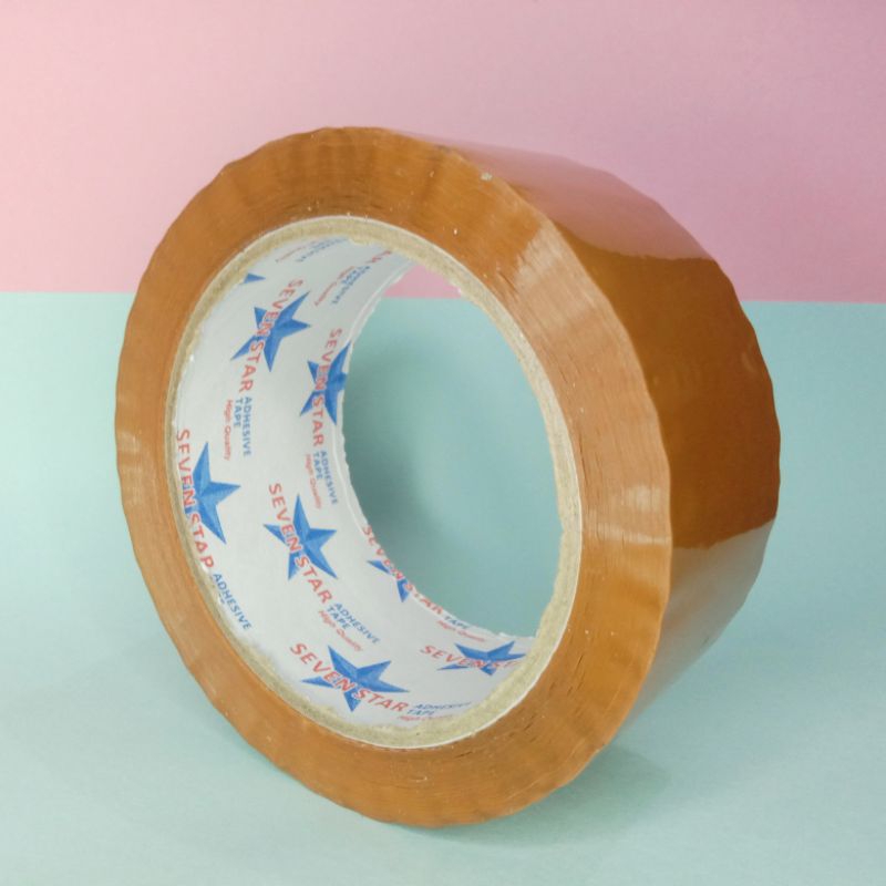 

Lakban coklat - lakban Sevenstar 90yard 48mm alat pengemasan kuat tidak mudah putus