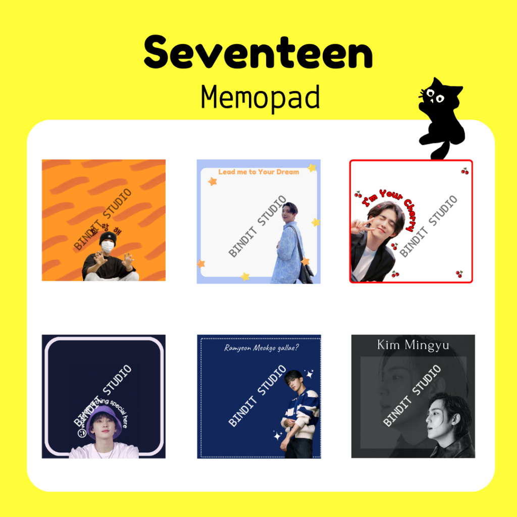 

MEMOPAD SEVENTEEN / MEMO MEMOPAD STICKY NOTES SVT