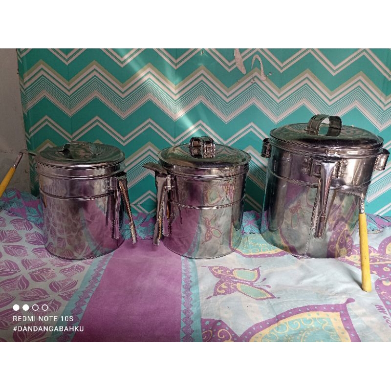 Dandang bakso 28 komplit bahan stainless atau alminium