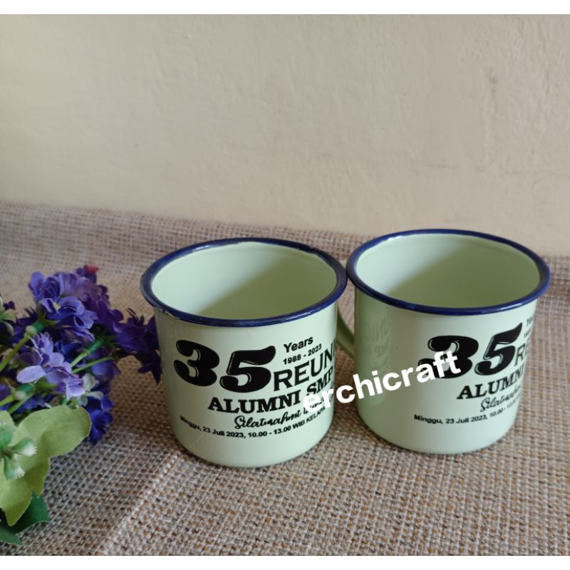 Souvenir Gelas Enamel