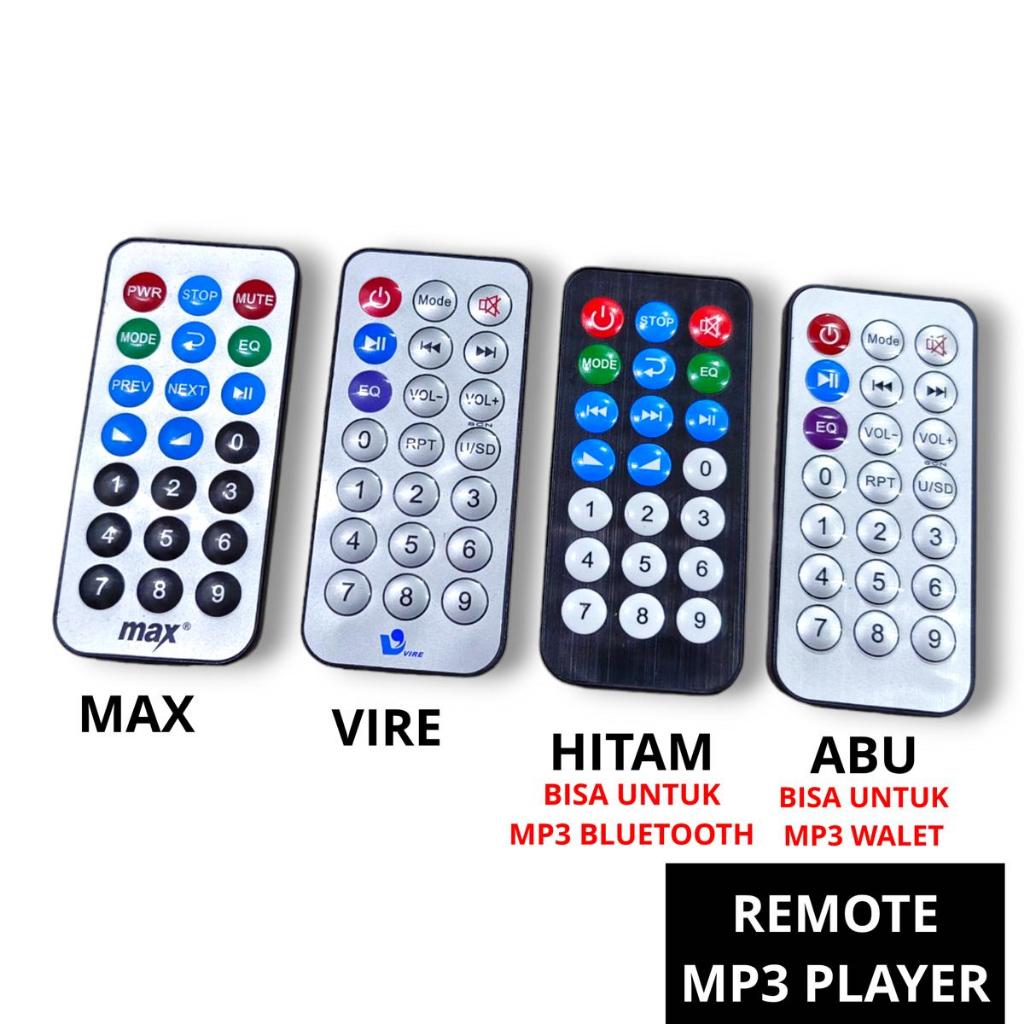 Remote MP3 Player Remot Mp3 Walet dan Bluetooth