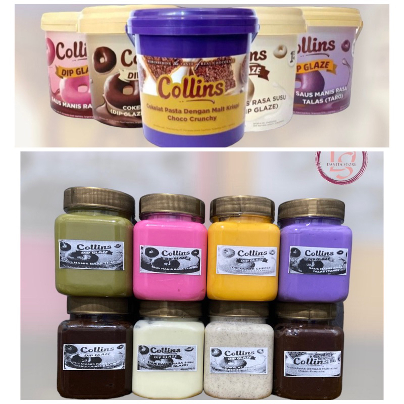 

[BALI] - Collins Dip Glaze Share In Jar isi 200 Gram