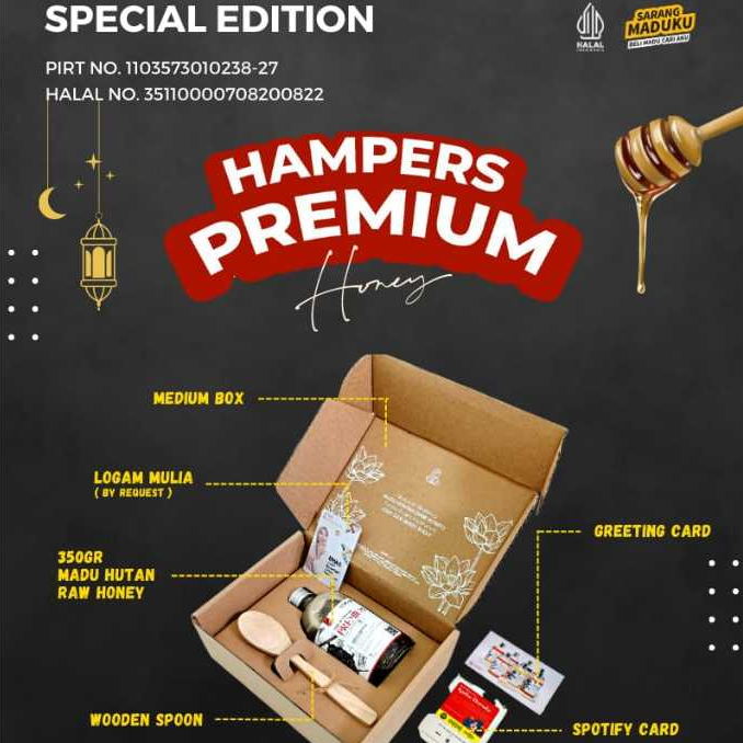 

Little Ummah Honey - Madu Murni Madu Asli 100% Tanpa Campuran Madu Asli 350gr Raw Honey