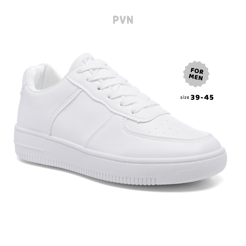 PVN Tiger Sepatu Pria Sneakers Sepatu Olahraga Kasual Shoes Putih Hitam 450