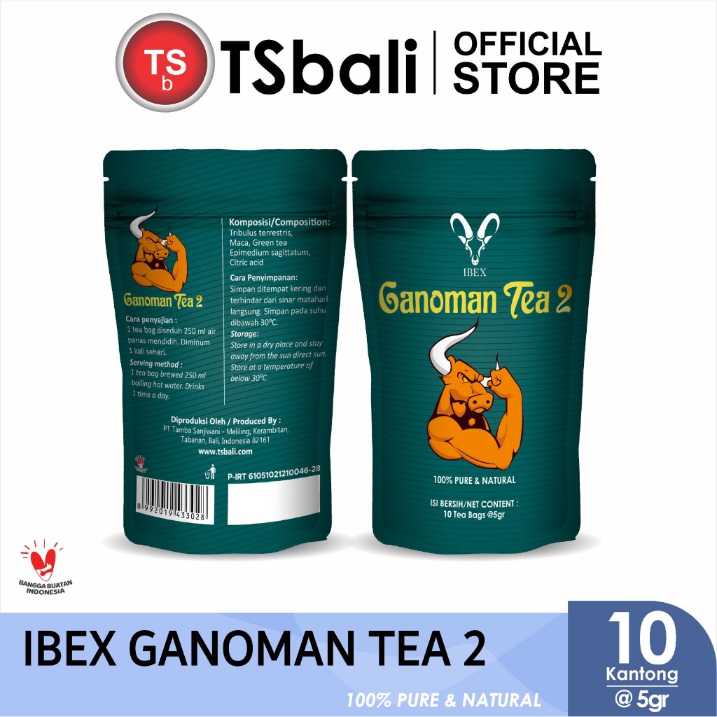 

IBEX Ganoman Tea 2 /Teh Vitalitas Pria/Teh Herbal Alami untuk Stamina