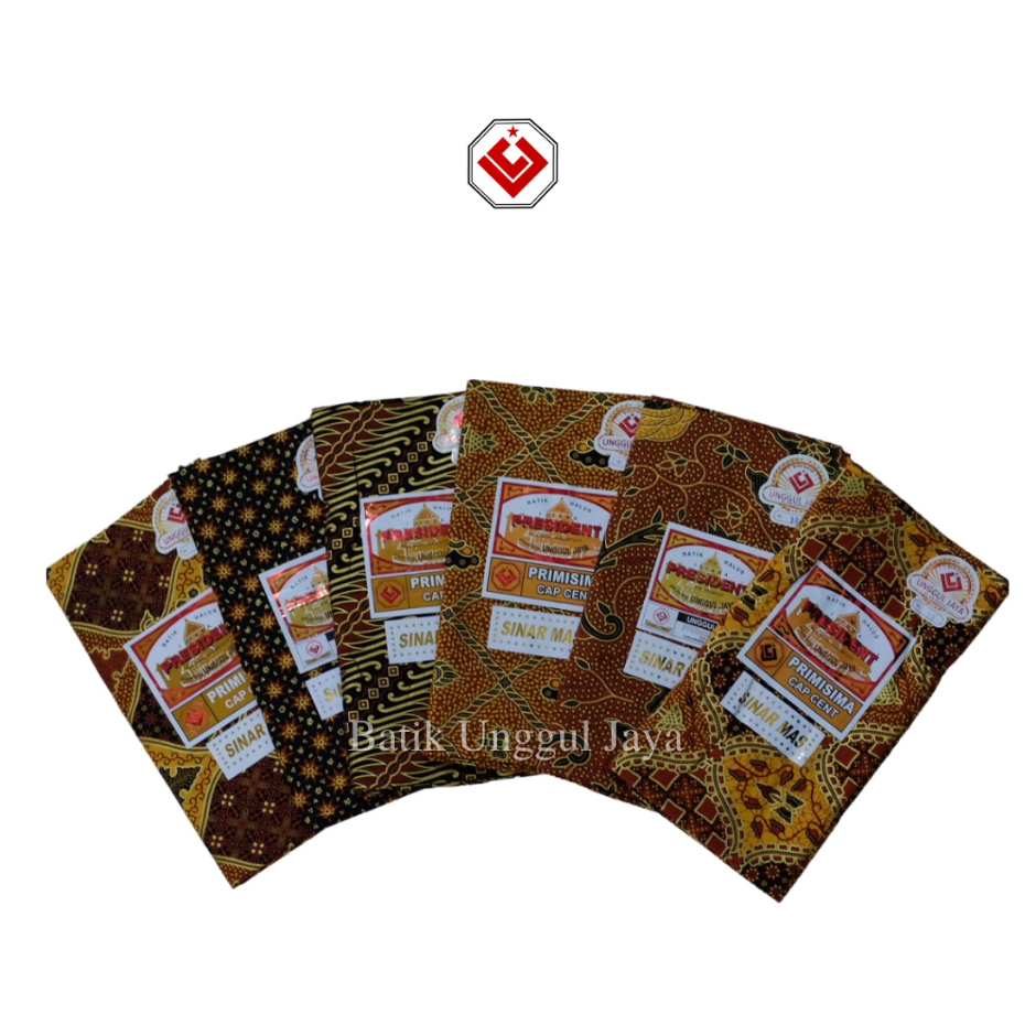 UNGGUL JAYA Kain Jarik Batik Istana Presiden Prodo Primisima Cap Cent SidoMukti Jarik Manten Kebaya 