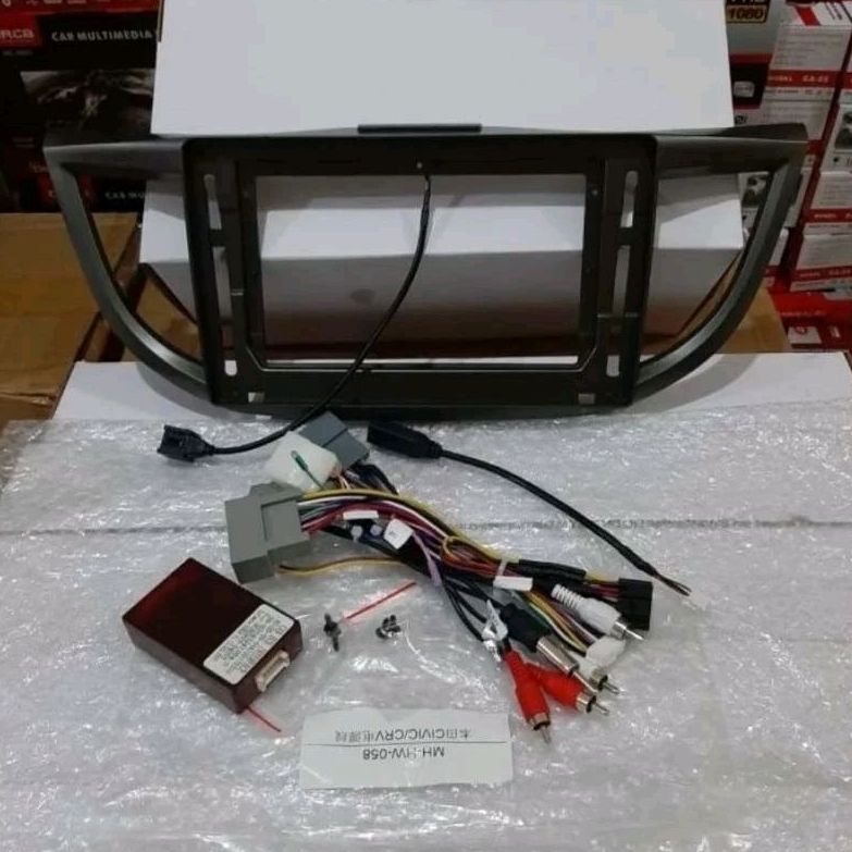 frame head unit android 10inch crv 2012-2017 + pnp canbus