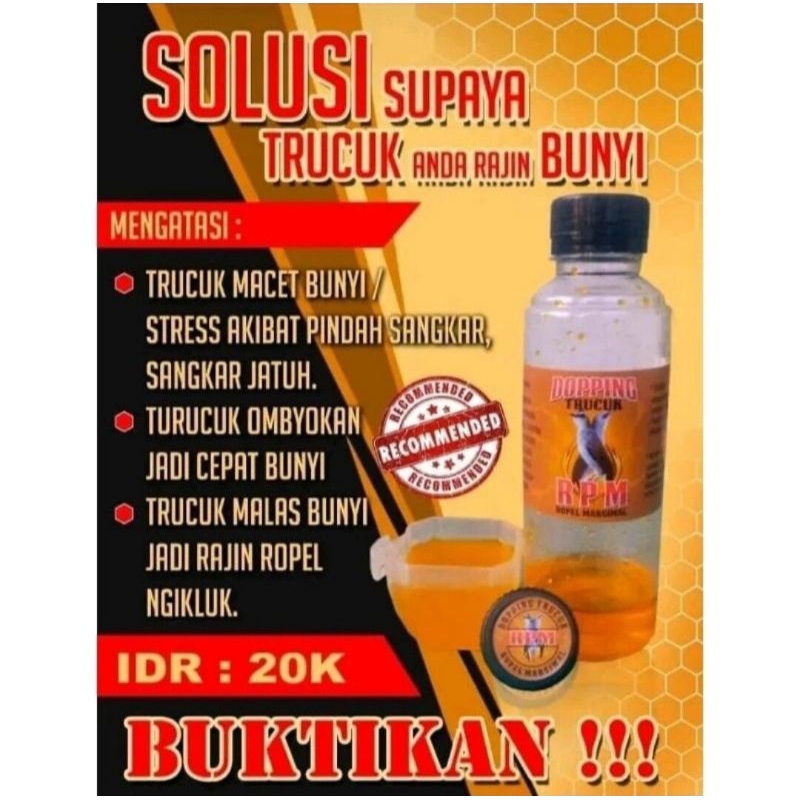 RPM DOPING TRUCUK Multivitamin Penggacor Burung Trucuk