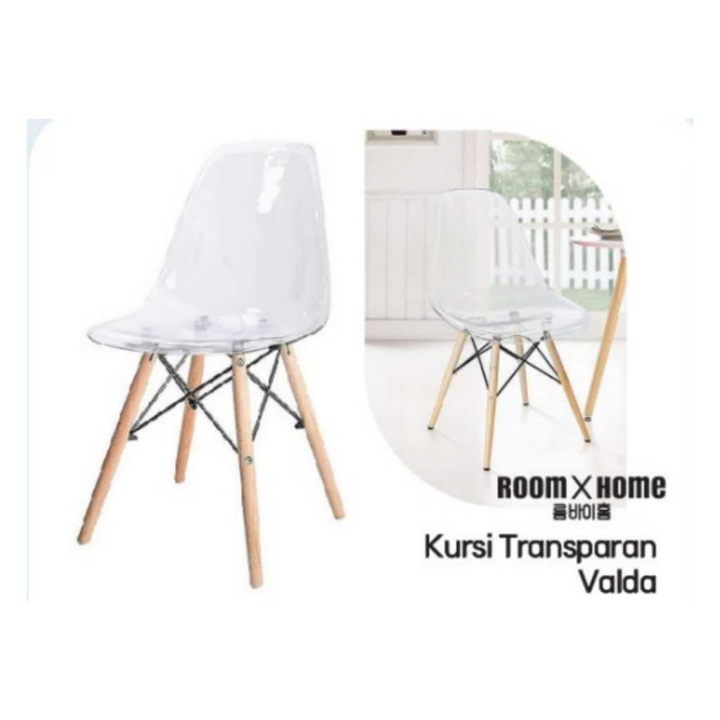 kursi transparant - kursi kantor - kursi kafe - kursi makan - T.Putih