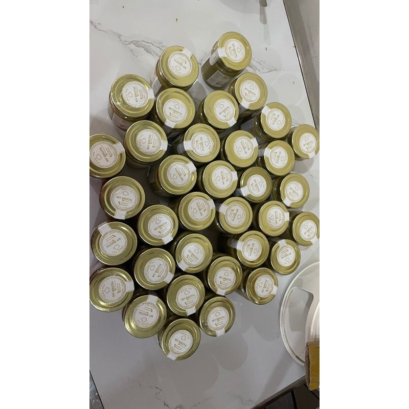 

Mybroth Paket 12 chicken thick bone Broth Organic Berikut sterofom