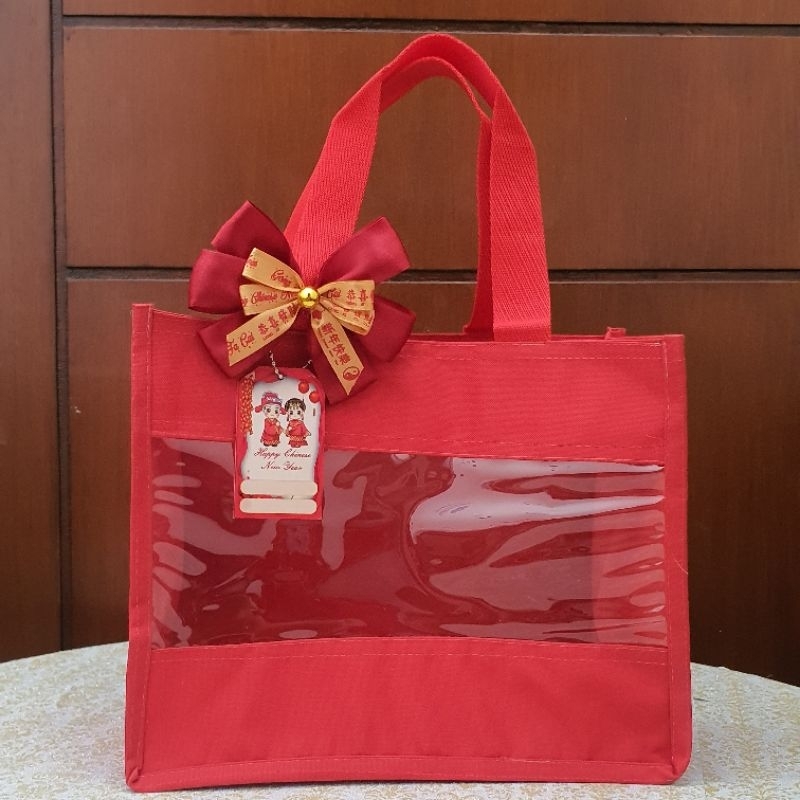 

Tas Hampers Souvenir Natal Imlek Lebaran Ulang tahun Hajatan Premium tebal