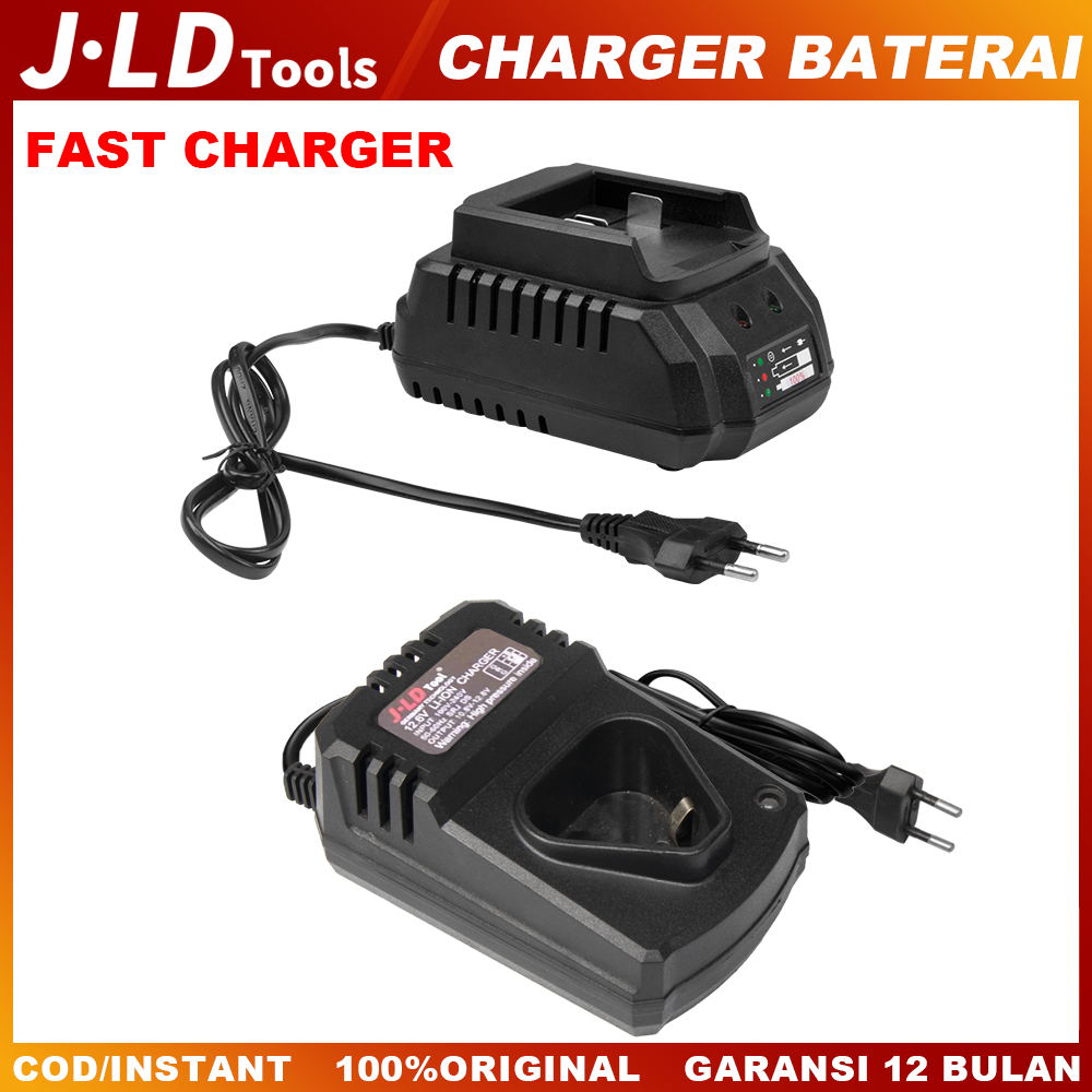 JLD CHARGER BATERAI FAST CHARGER/21V CHARGER AND 12V CHARGER/PENGISI DAYA BATERAI/CHARGER IMPACT