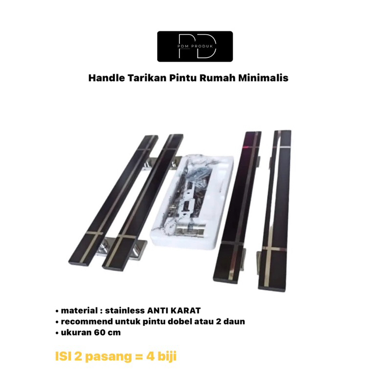 HANDLE PINTU RUMAH 60cm TARIKAN PINTU STAINLESS