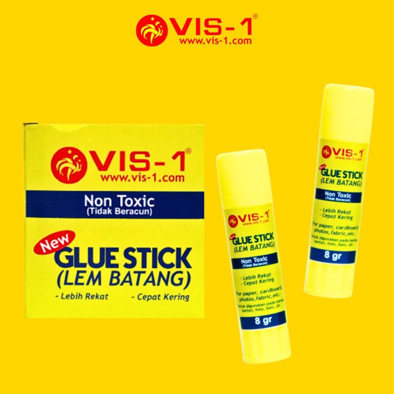 

Glue Stick Vis-1 / Lem Stik / Lem Kertas Vis-1