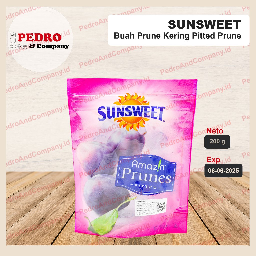 

Sunsweet pitted prunes 200 gram - buah prune kering impor