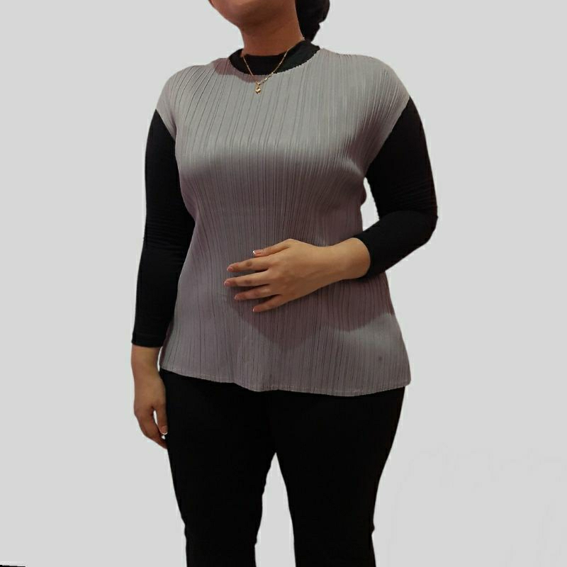 Issey miyake pleated mini dress