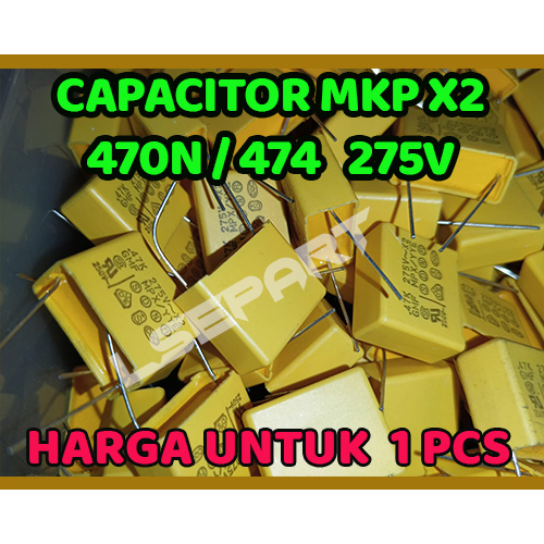 Capacitor MKP 470n 474 275V