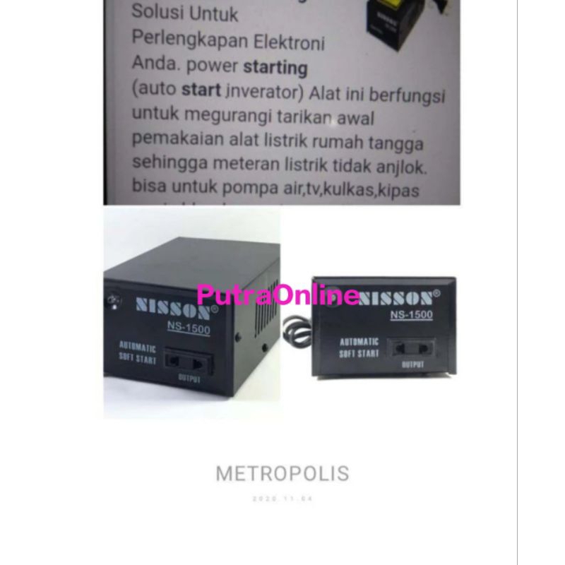 Power Star Ting  / StarTing NISSON NS-1500 Alat Penguat KWH Listrik Invrator Listrik