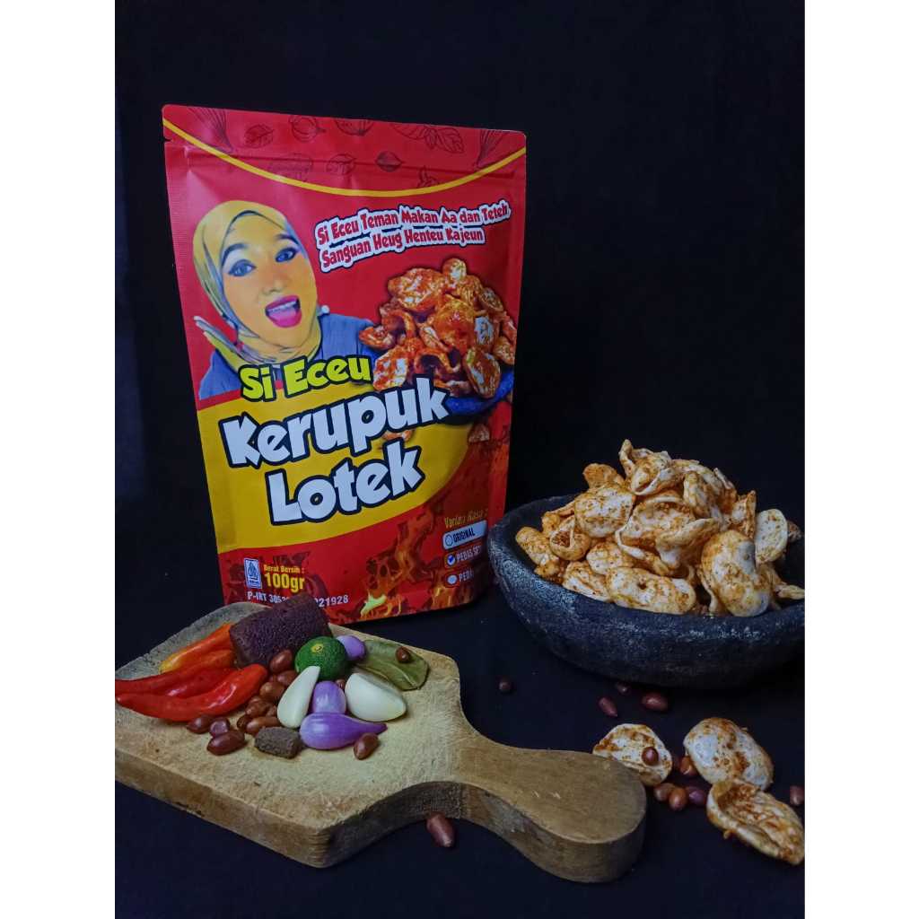 

Kerupuk Lotek Sieceu Rasa Pedas Sedang