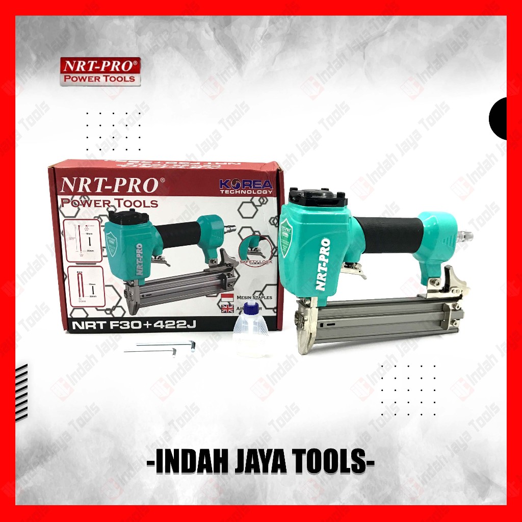 

NRT-PRO F30 + 422J Air Stapler 2in1 - Mesin Staples Nailer Paku Tembak