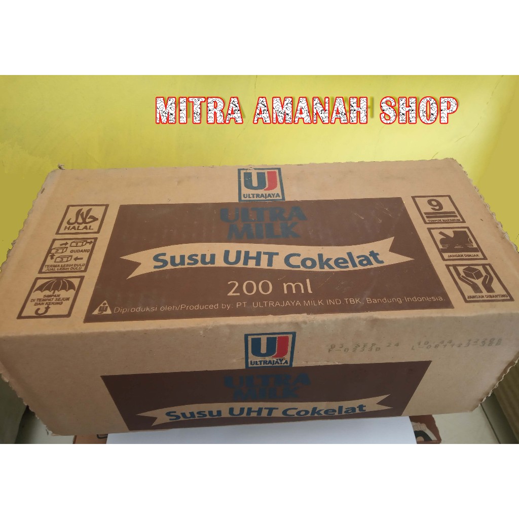 

Susu Ultra 200ml | UHT | Coklat | 1 karton