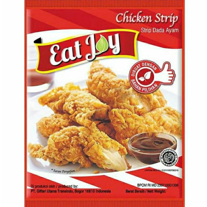 

eat joy chicken strip 250gr