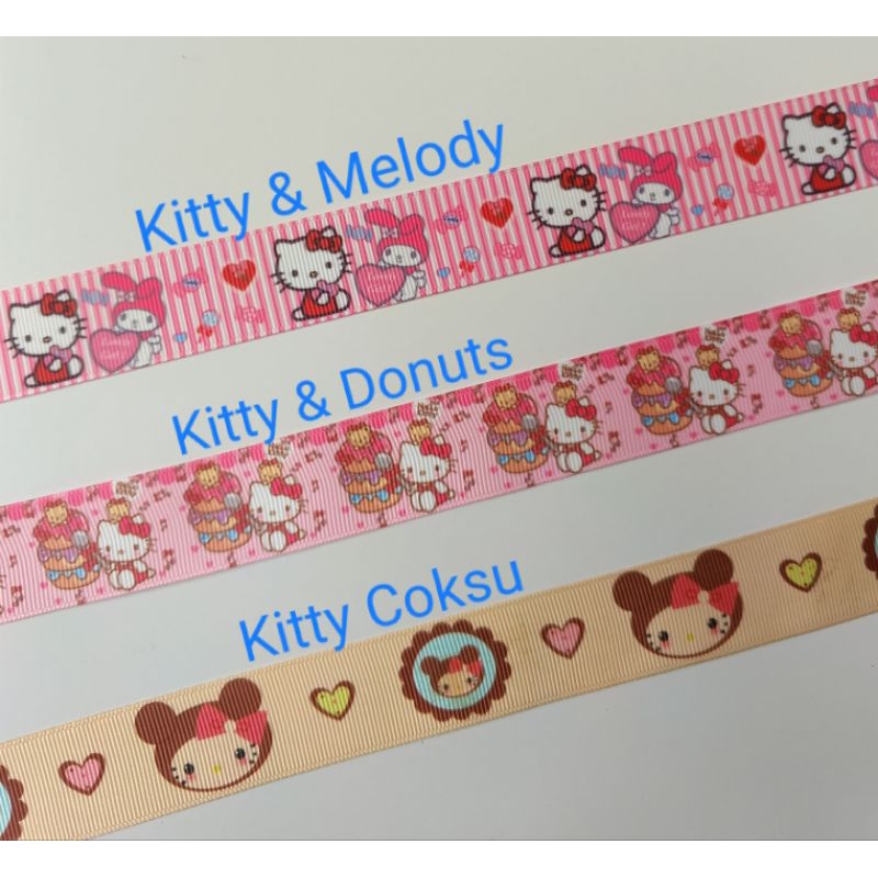 

Pita Grosgrain 1" Kitty 05