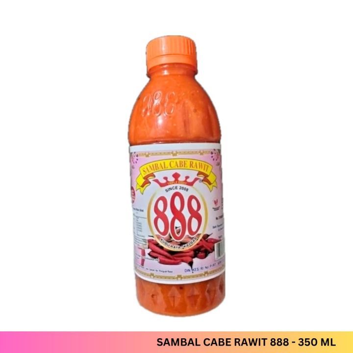 

Sambal Cabe Rawit cap 888 350ml khas Pontianak