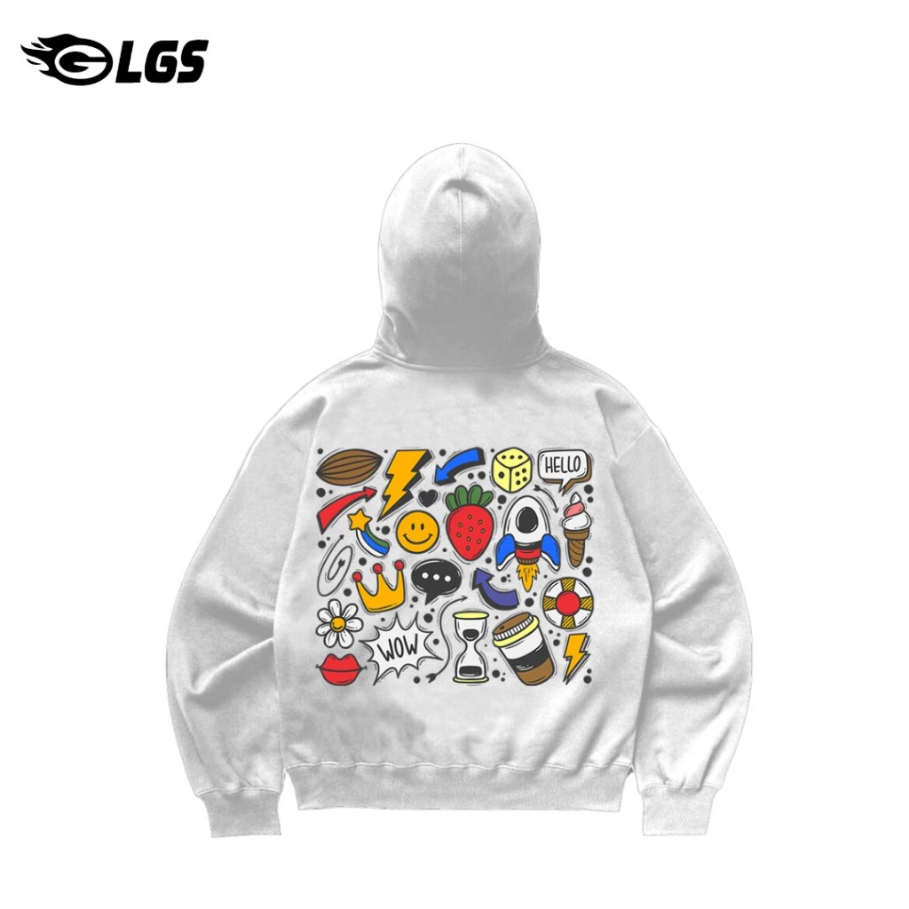 GLGS - Sweater Hoodie Pullover Wow Fleece