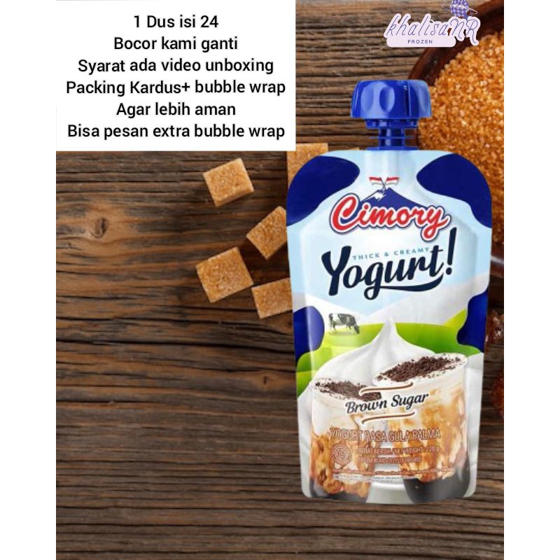 

Cimory Yogurt Squeeze 120 gram Brown Sugar