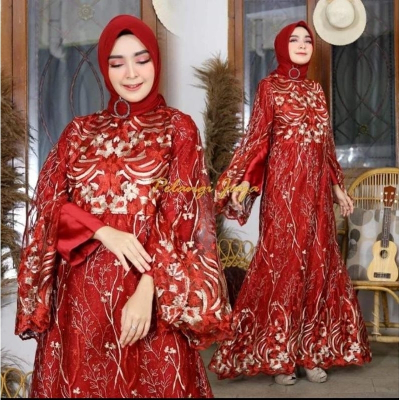 Baju Gamis Tile Cantik