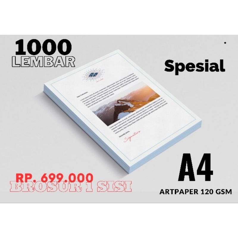 

Cetak brosur A4 1/2 sisi | artpaper 120 gr TERMURAH