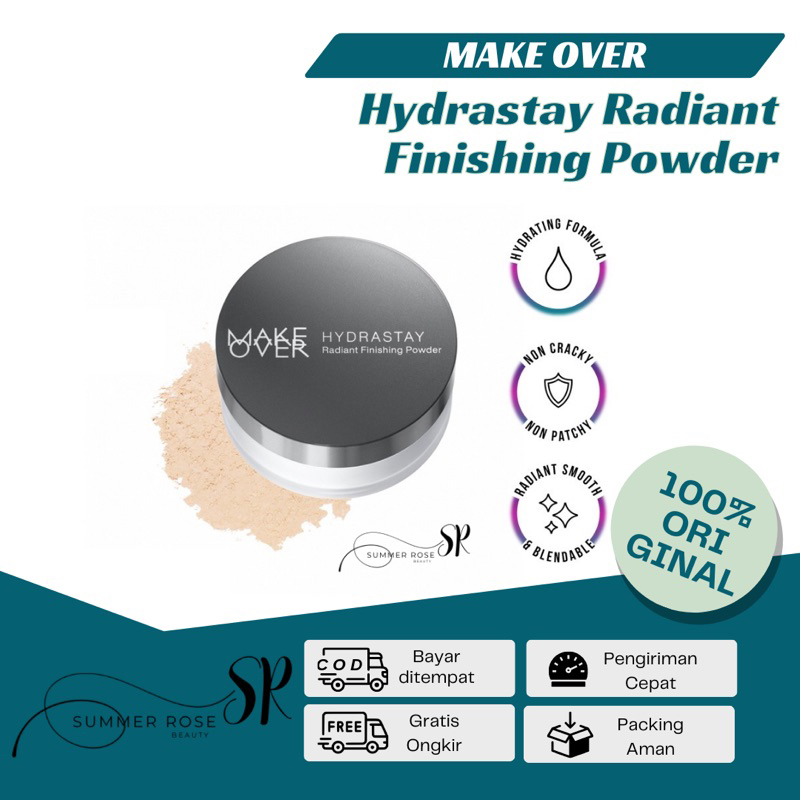 ORIGINAL MAKE OVER Hydrastay Radiant Finishing Powder 8 gr - Bedak Tabur