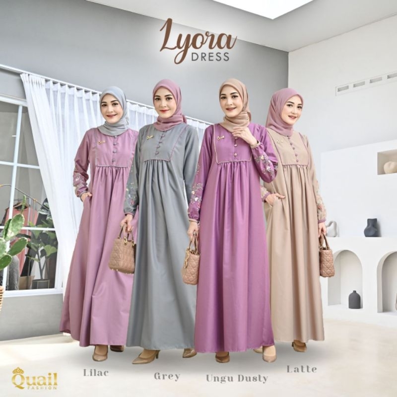 Dress Lyora ori Quail Hijab