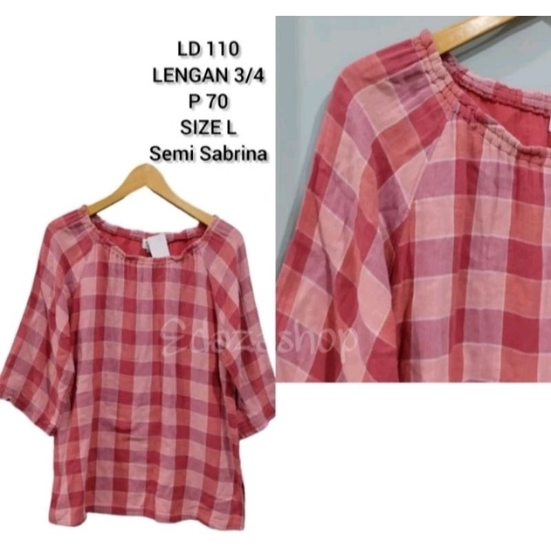 KAOS MOTIF KOTAK KOTAK