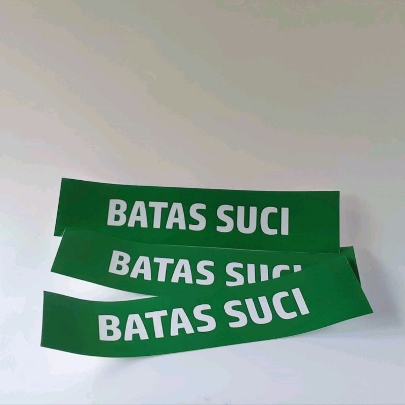 

STIKER BATAS SUCI VINYL, Stiker mushola/masjid