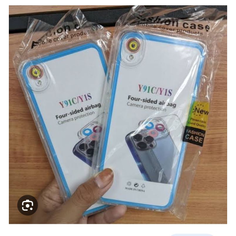 case bening transparan airbag vivo y91c