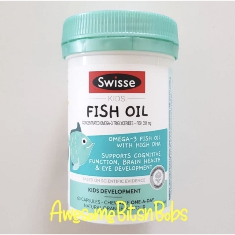 Swisse Kids Fish Oil 60 Capsules