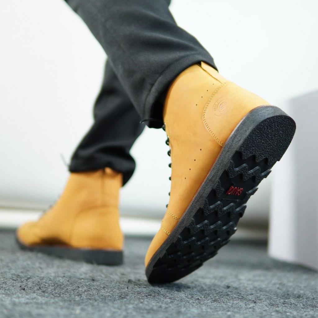 original sepatu boots kulit fashion pria sepatu formal barbados boots kekinian pria kulit asli