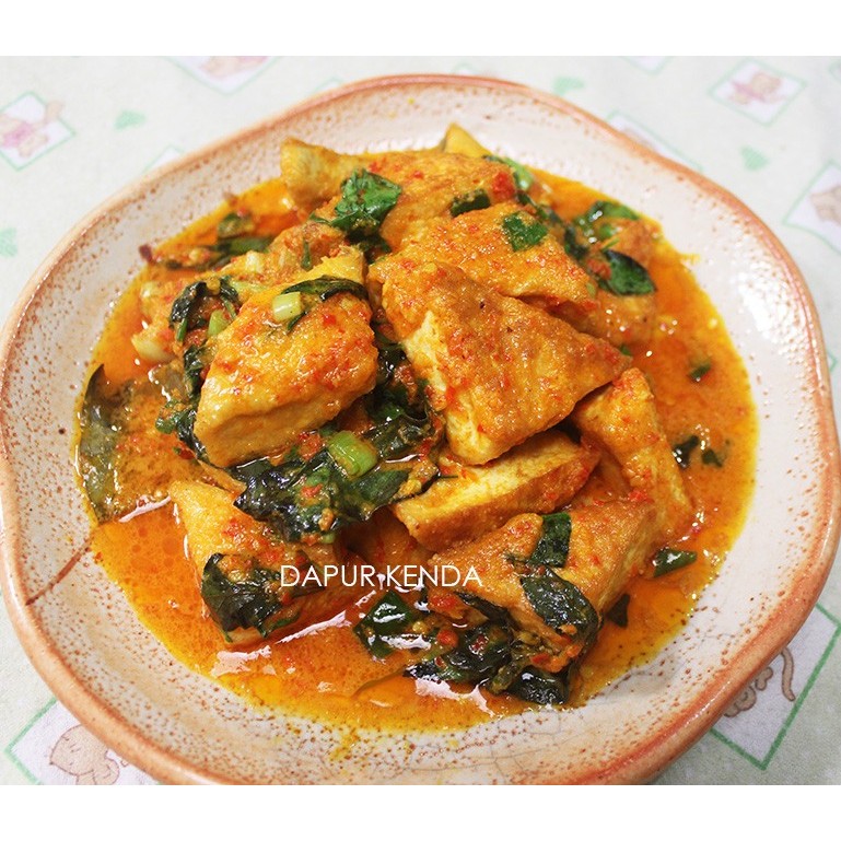 

Tahu Kemangi Pedas / Tahu Rica-Rica Kemangi / Tahu Woku Kemangi Pedas