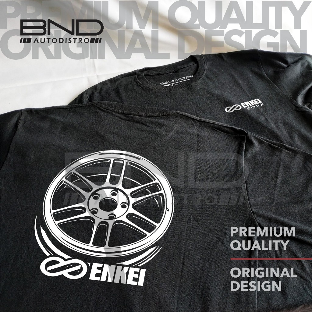 Kaos Velg Enkei RPF1 - T-Shirt Enkei Kaos Enkei RPF1 JDM