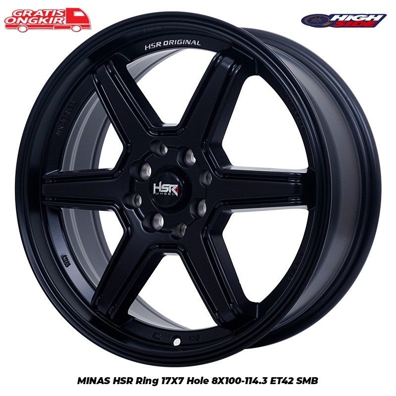 Hsr Minas Velg Racing Vios, Avanza, Xenia, Mobilio, Yaris, Mazda2, Baleno, Kijang Lgx Ring 17