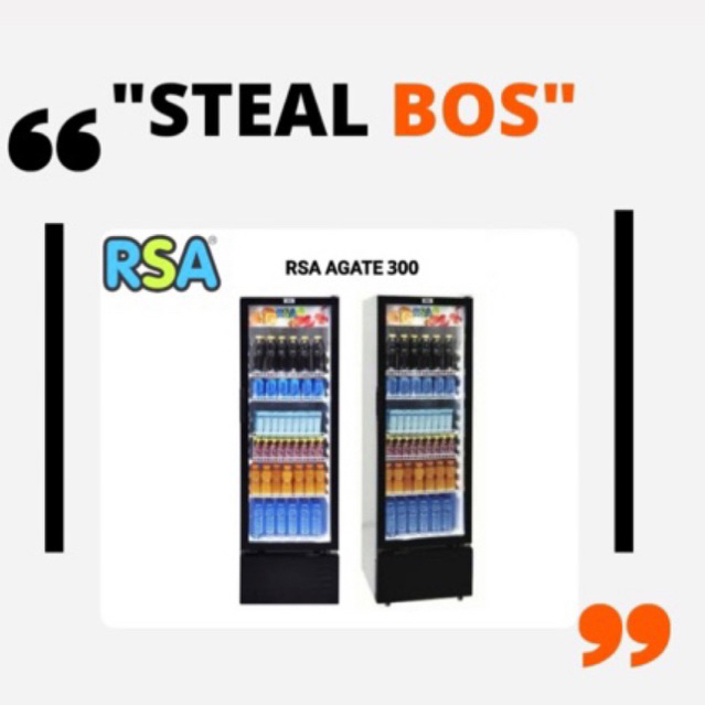 SHOWCASE RSA AGATE 300 agate 300 282 liter showcase 5 rak AGATE RSA 300