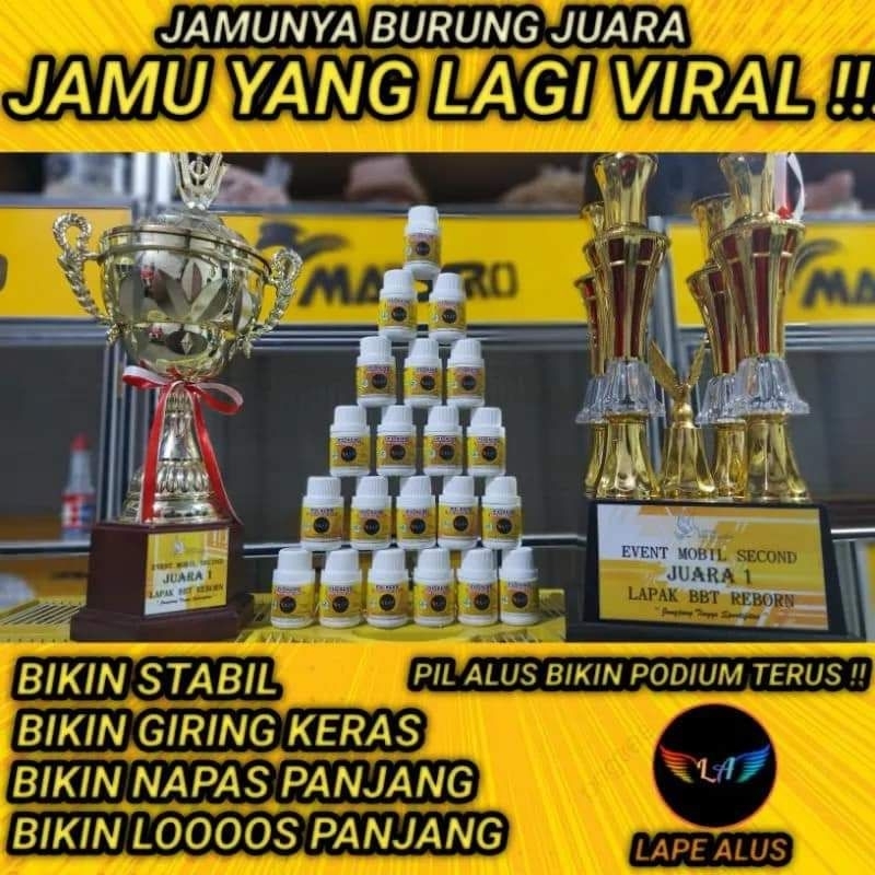 Jamu Merpati Kolong Pil Alus Yang Lagi Viral isi 100butir Terbukti Juara Mobil